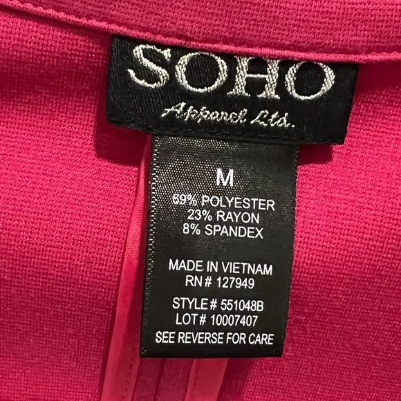 Soho Apparel Pink Blazer - Picture 5 of 6